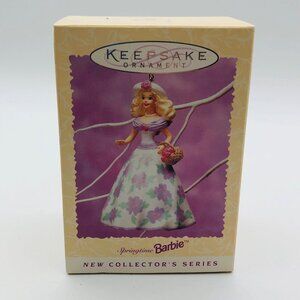Hallmark 1995 Springtime Barbie Keepsake Ornament New Collectors Series